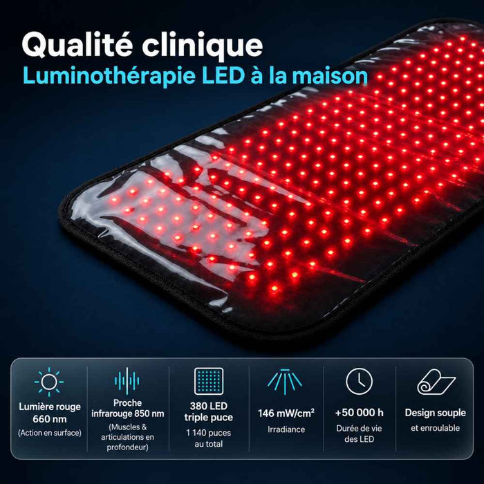 Tapis de luminothérapie rouge ApolloThera™